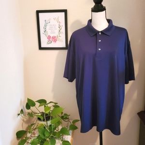 Ben Hogan Size XL Performance Blue Collared Polo Shirt